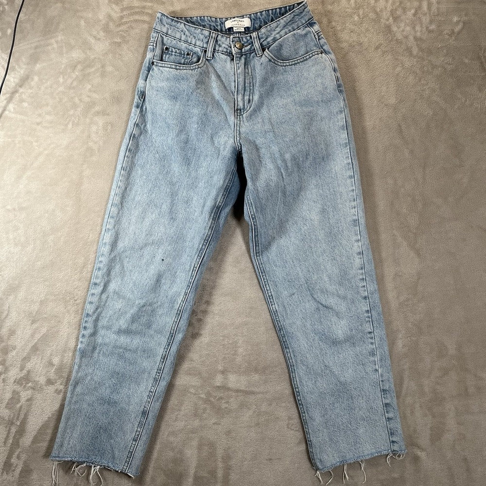 Labelrail X Olivia Alice Jeans Size 8 (26x26) Light Wash Raw Hem Denim